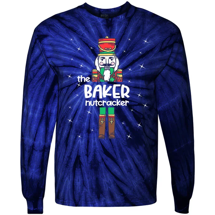 The Baker Nutcracker Family Matching Christmas Pajama Tie-Dye Long Sleeve Shirt