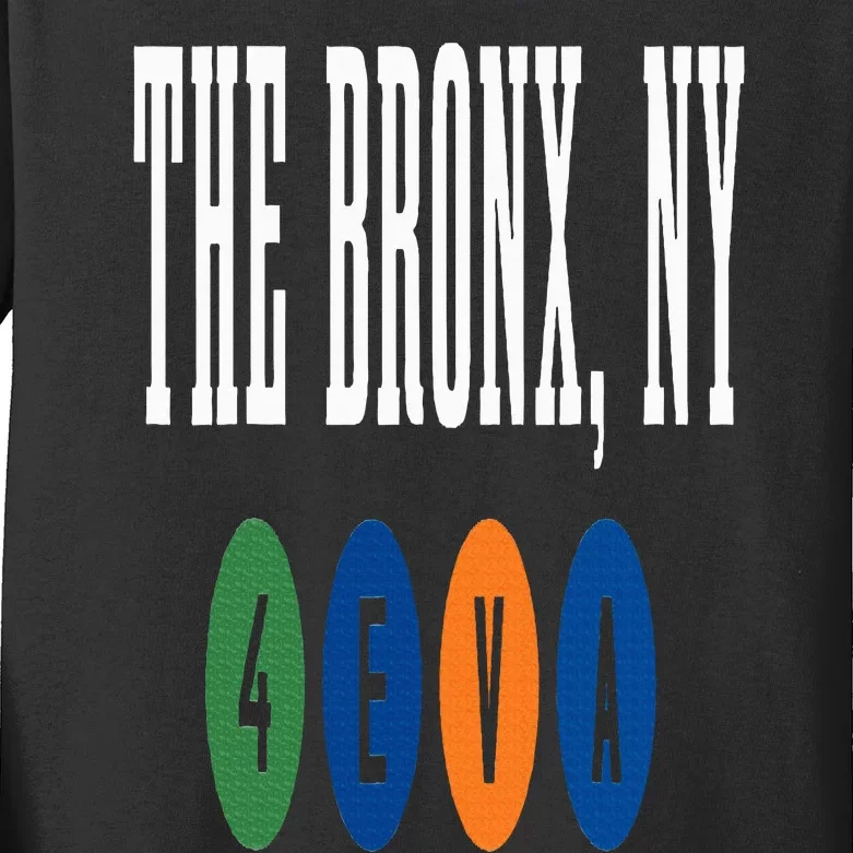 The Bronx NY 4 EVA New York City NYC Pride Kids Long Sleeve Shirt