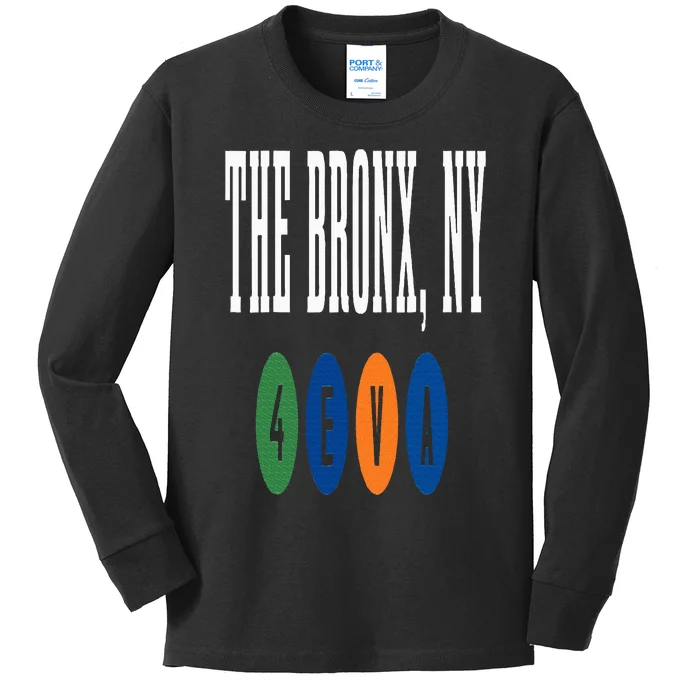 The Bronx NY 4 EVA New York City NYC Pride Kids Long Sleeve Shirt