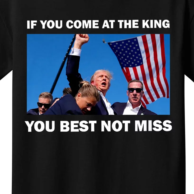 Trump Best Not Miss 2024 Kids T-Shirt