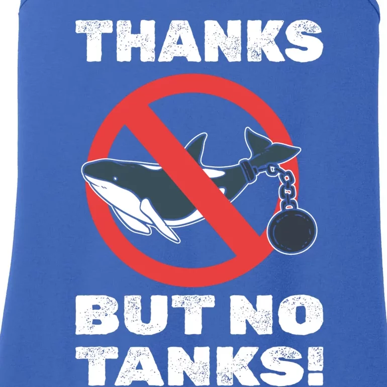 Thanks But No Tanks! Conservation Biologist Funny Gift Ladies Essential Tank