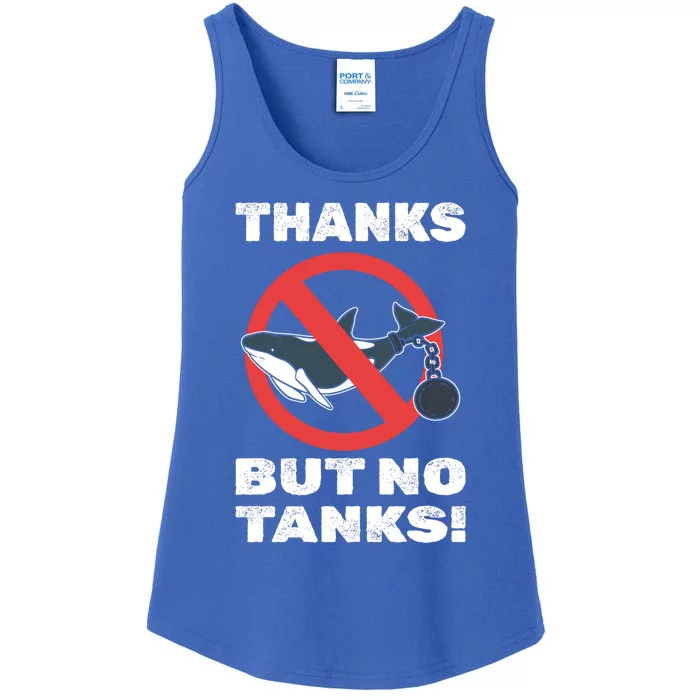 Thanks But No Tanks! Conservation Biologist Funny Gift Ladies Essential Tank