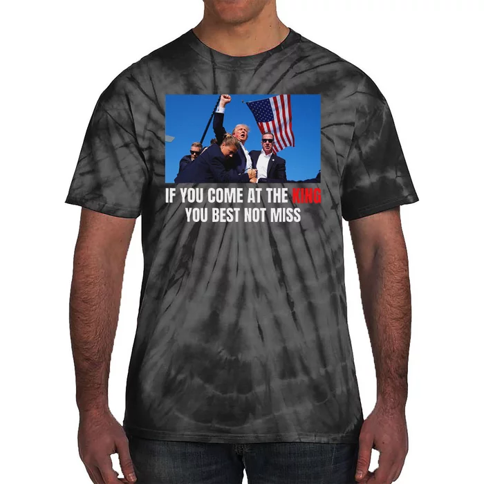 Trump Best Not Miss 2024 Election Design Tie-Dye T-Shirt