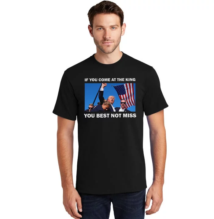 Trump Best Not Miss Bold Design Tall T-Shirt