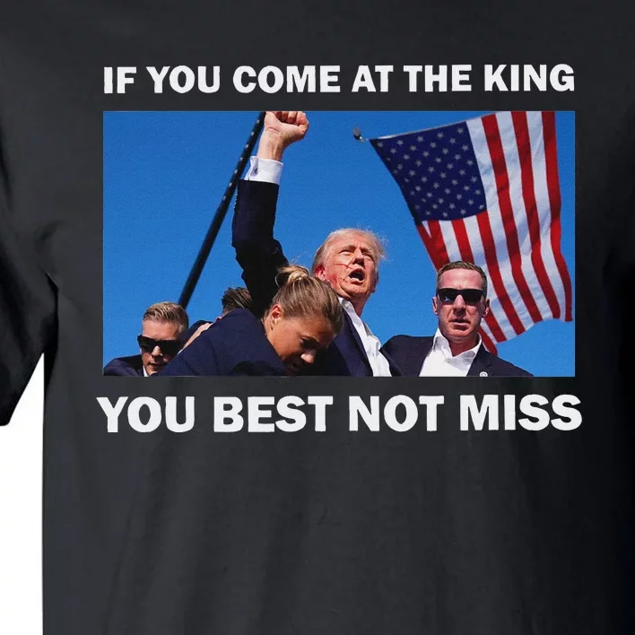 Trump Best Not Miss Bold Design Tall T-Shirt