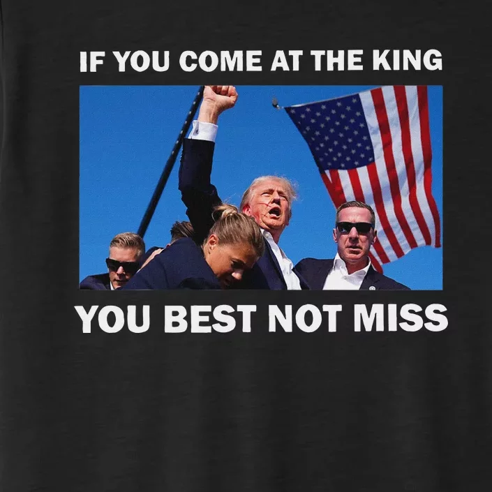 Trump Best Not Miss Bold Design ChromaSoft Performance T-Shirt