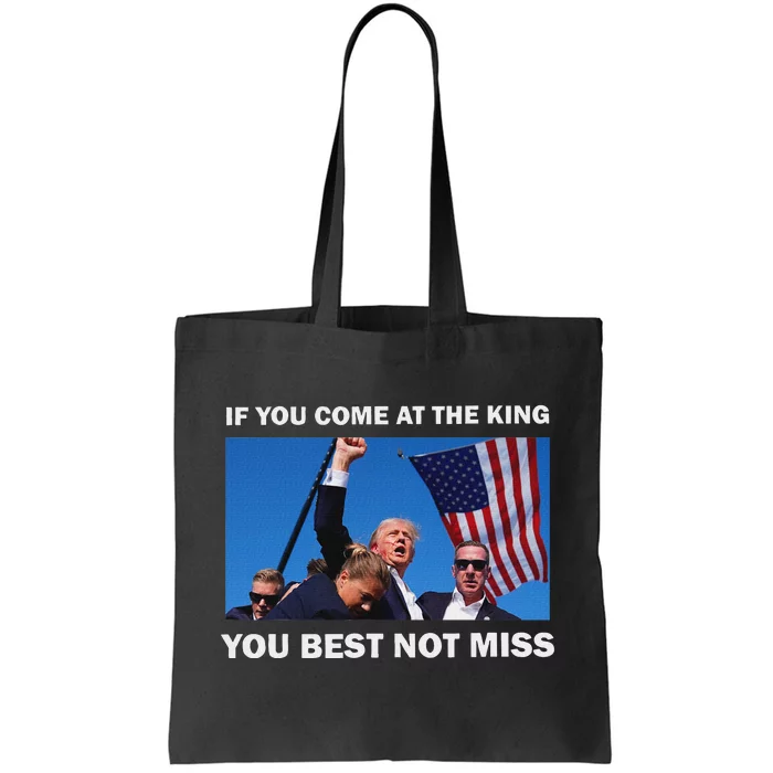 Trump Best Not Miss Bold Design Tote Bag