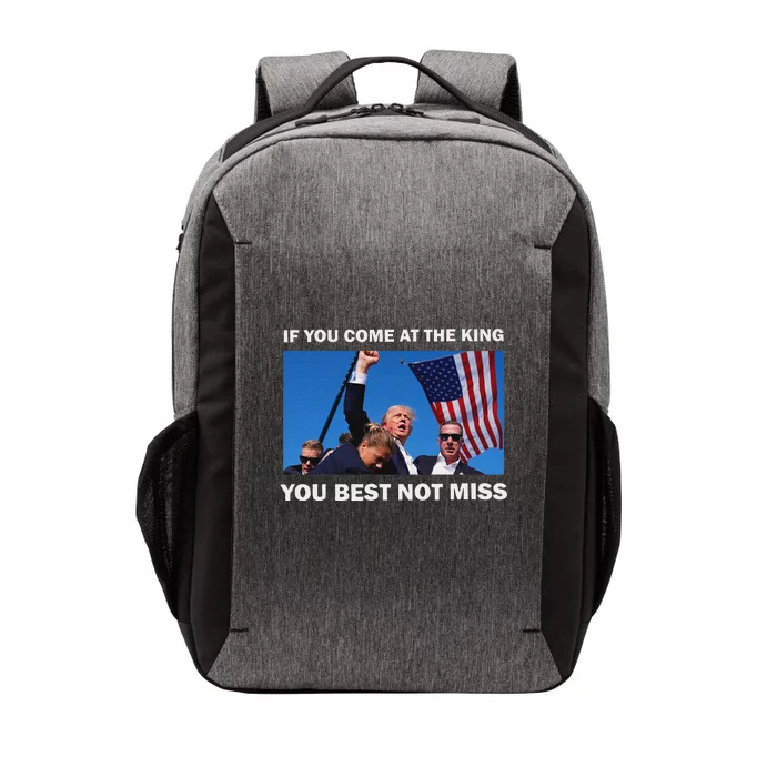 Trump Best Not Miss Bold Design Vector Backpack