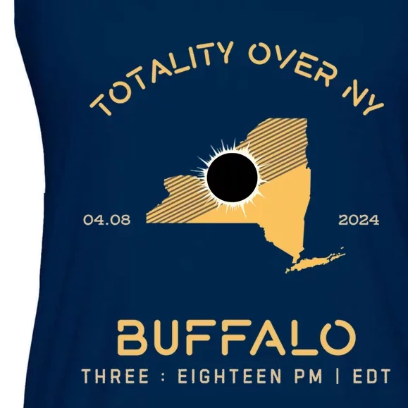 Totality Buffalo New York 4.08.24 Ladies Essential Flowy Tank