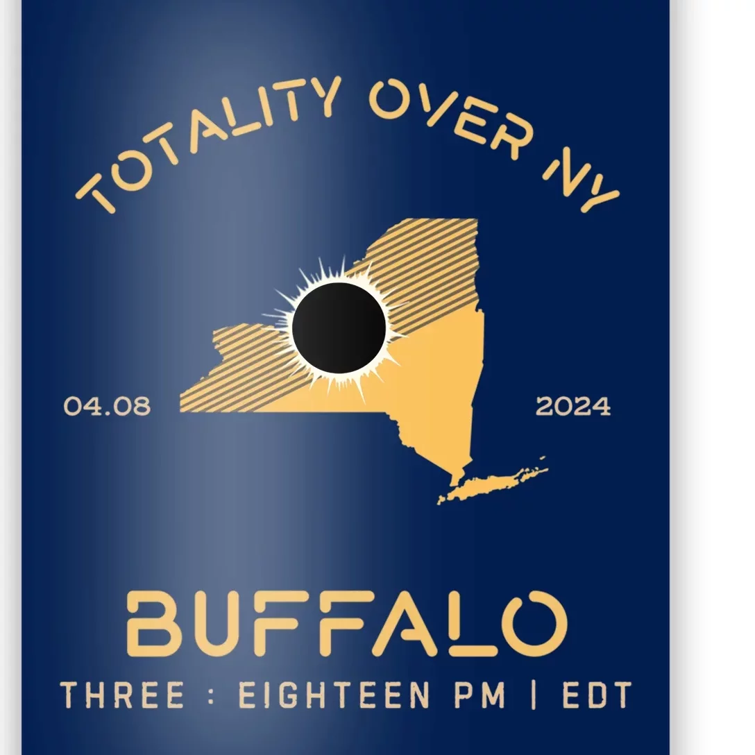 Totality Buffalo New York 4.08.24 Poster