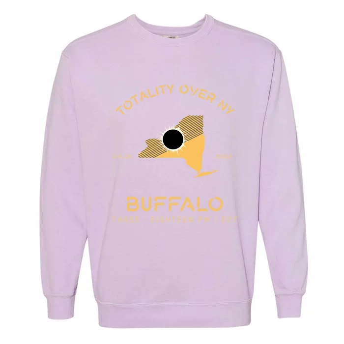 Totality Buffalo New York 4.08.24 Garment-Dyed Sweatshirt