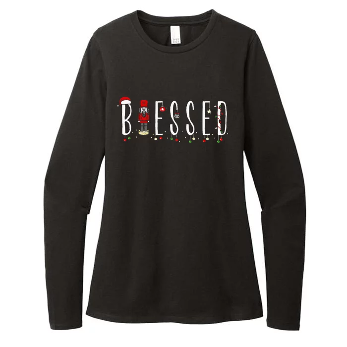 Trendy Blessed Nutcracker Womens CVC Long Sleeve Shirt