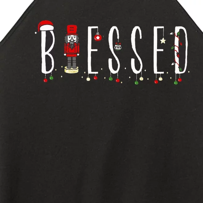 Trendy Blessed Nutcracker Women’s Perfect Tri Rocker Tank