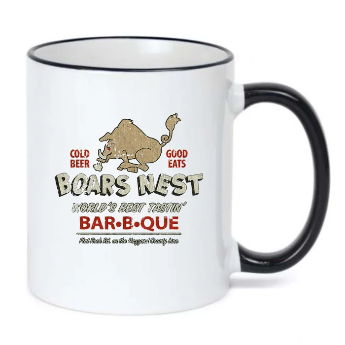 The Boars Nest Vintage Black Color Changing Mug