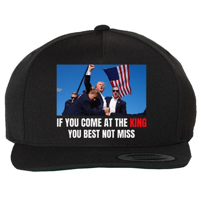 Trump Best Not Miss Wool Snapback Cap