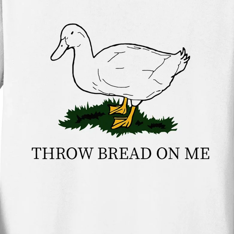 Throw Bread On Me Kids Long Sleeve Shirt