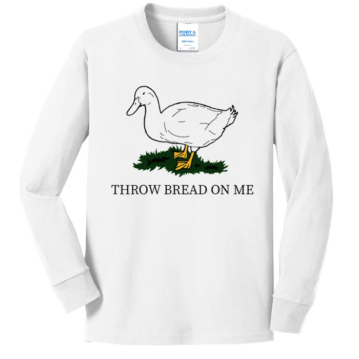 Throw Bread On Me Kids Long Sleeve Shirt