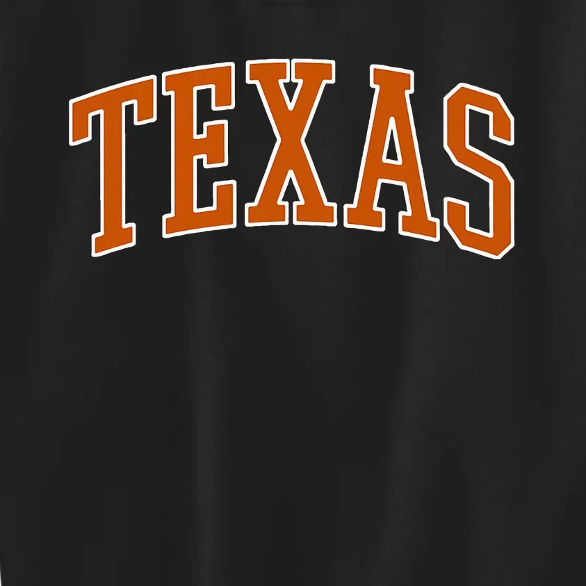 The Best Outfits & Accessories For Texas Lovers Kids Sweatshirt