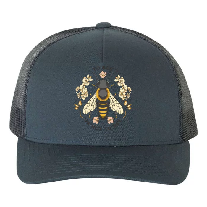 To Bee Or Not To Bee Bumblebee Spring Yupoong Adult 5-Panel Trucker Hat