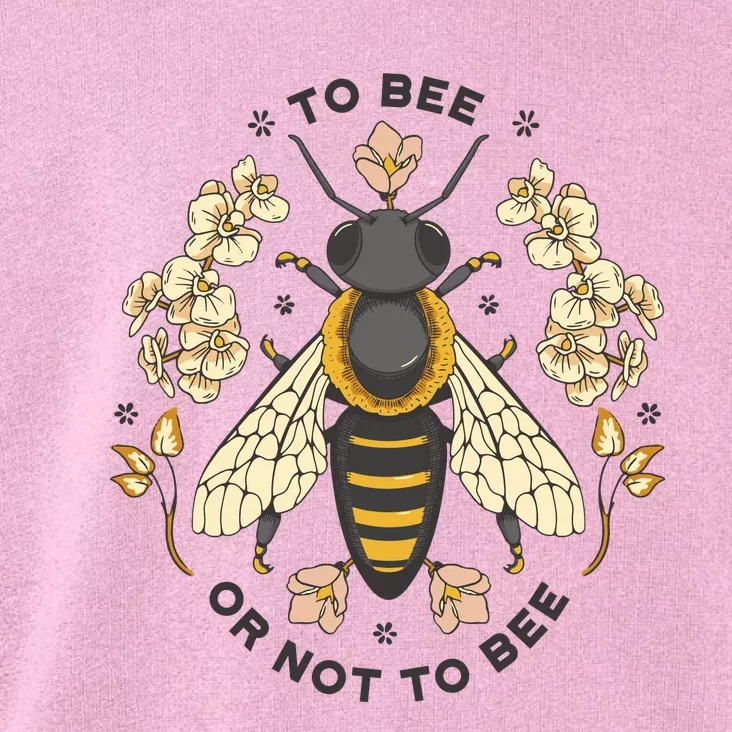 To Bee Or Not To Bee Bumblebee Spring Toddler Hoodie