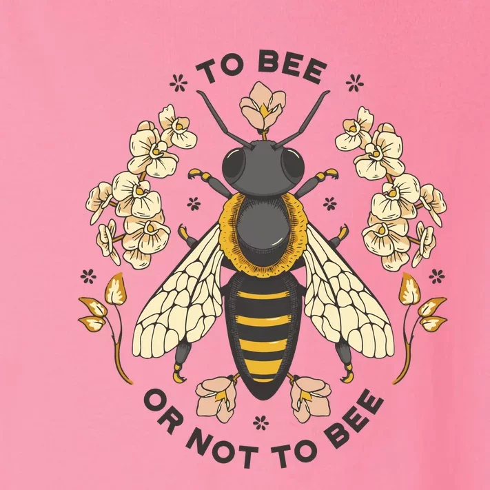 To Bee Or Not To Bee Bumblebee Spring Toddler Long Sleeve Shirt