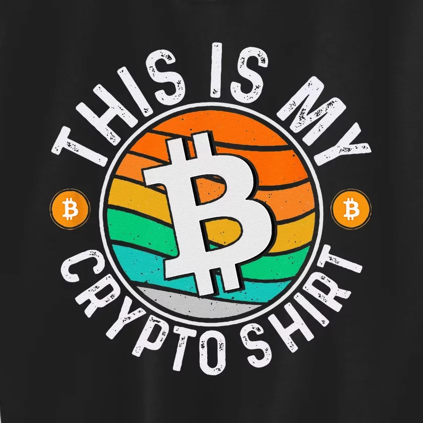 The BTC Of This Is Minimalist Yet Distinctive Kids Sweatshirt