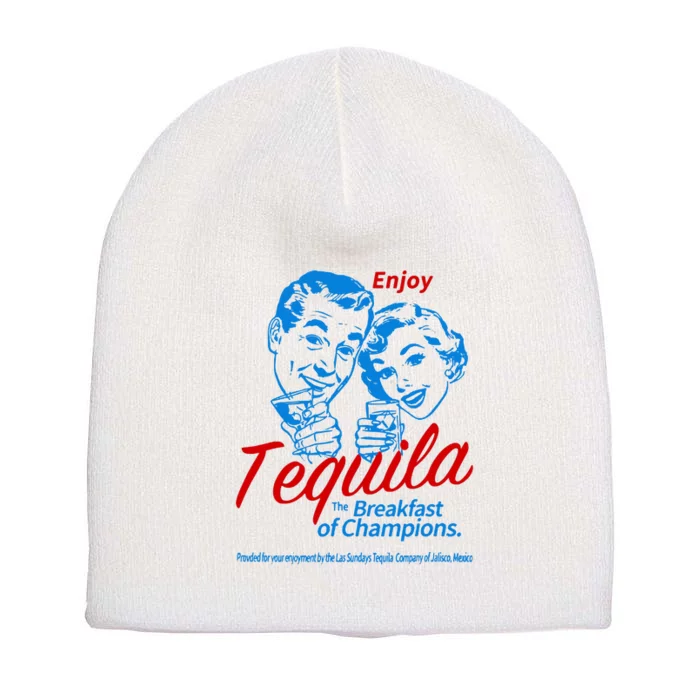 The Breakfasts Of Championss Tequila Special Gifts Short Acrylic Beanie