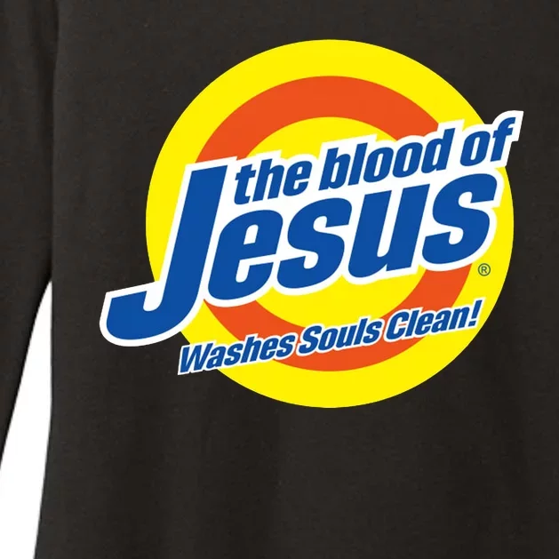 The Blood Of Jesus Washes Souls Clean Womens CVC Long Sleeve Shirt