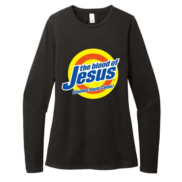 The Blood Of Jesus Washes Souls Clean Womens CVC Long Sleeve Shirt