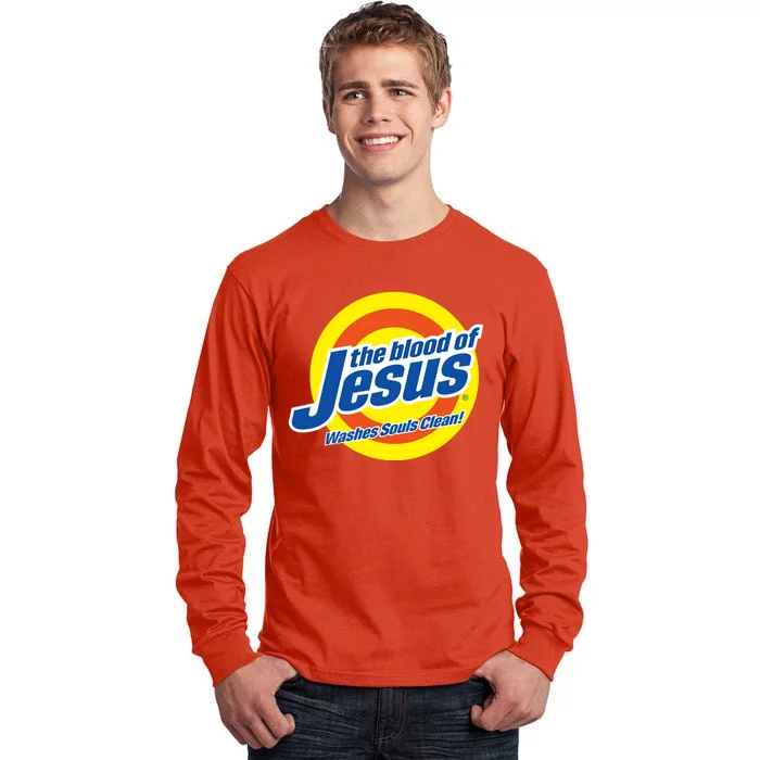 The Blood Of Jesus Washes Souls Clean Tall Long Sleeve T-Shirt