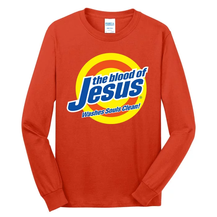 The Blood Of Jesus Washes Souls Clean Tall Long Sleeve T-Shirt