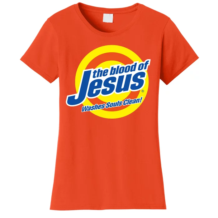 The Blood Of Jesus Washes Souls Clean Women's T-Shirt