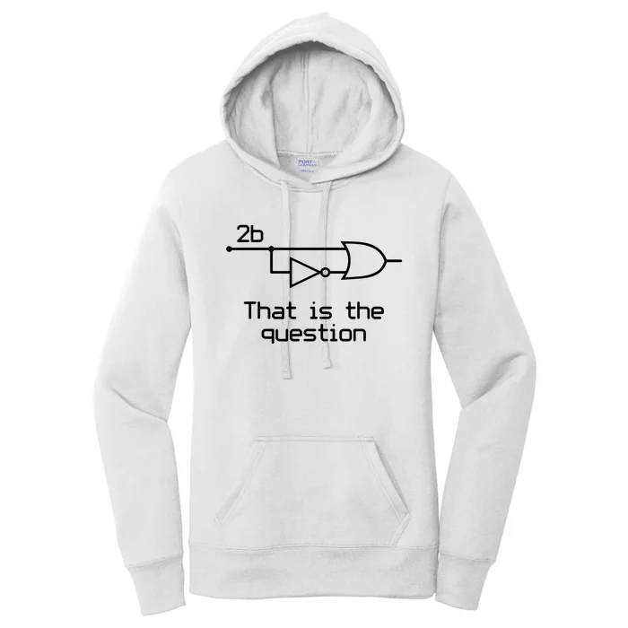 To Be Or Not To Be Electrical Engineer Circuit Dark Women's Pullover Hoodie