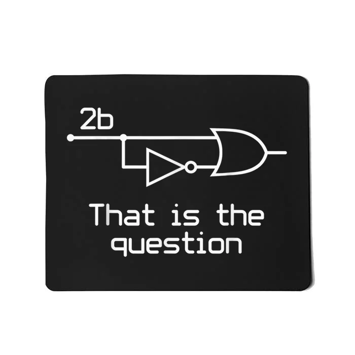 To Be Or Not To Be Electrical Engineer Circuit Dark Mousepad