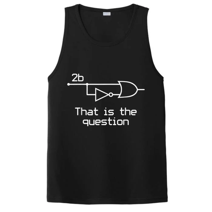 To Be Or Not To Be Electrical Engineer Circuit Dark Performance Tank