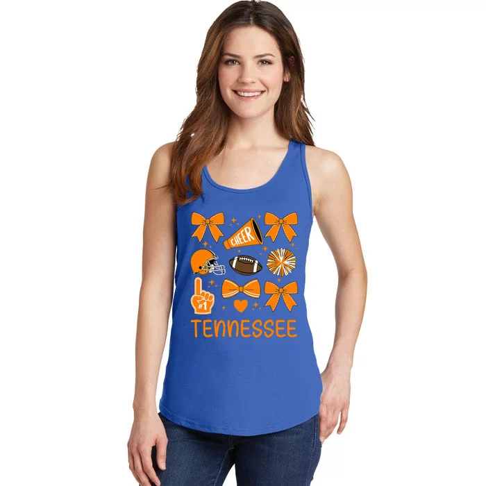 Tennessee Bow Orange For Tn Lovers Ladies Essential Tank