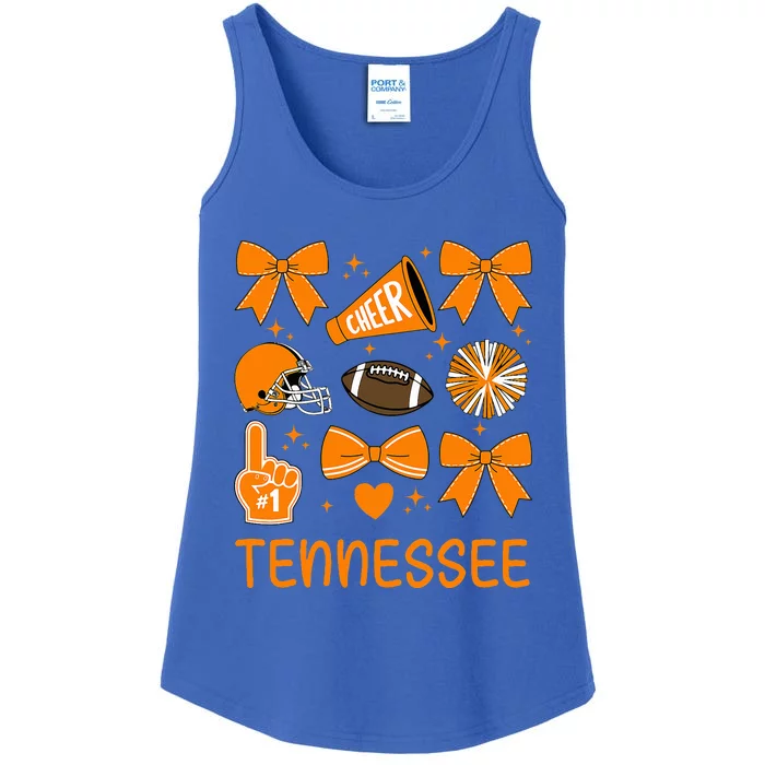 Tennessee Bow Orange For Tn Lovers Ladies Essential Tank