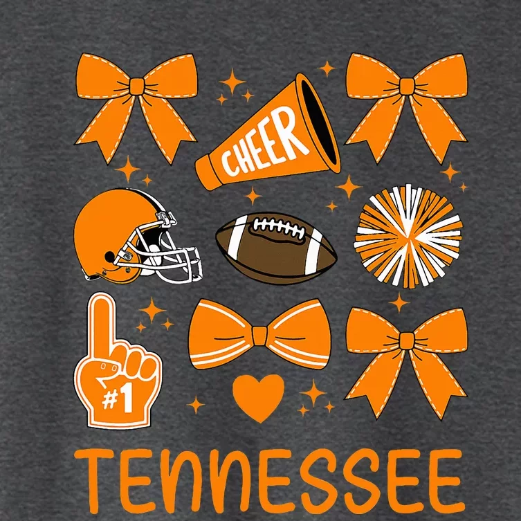 Tennessee Bow Orange For Tn Lovers Women's Crop Top Tee