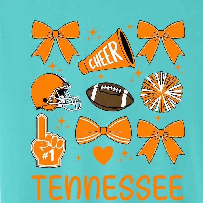 Tennessee Bow Orange For Tn Lovers ChromaSoft Performance T-Shirt