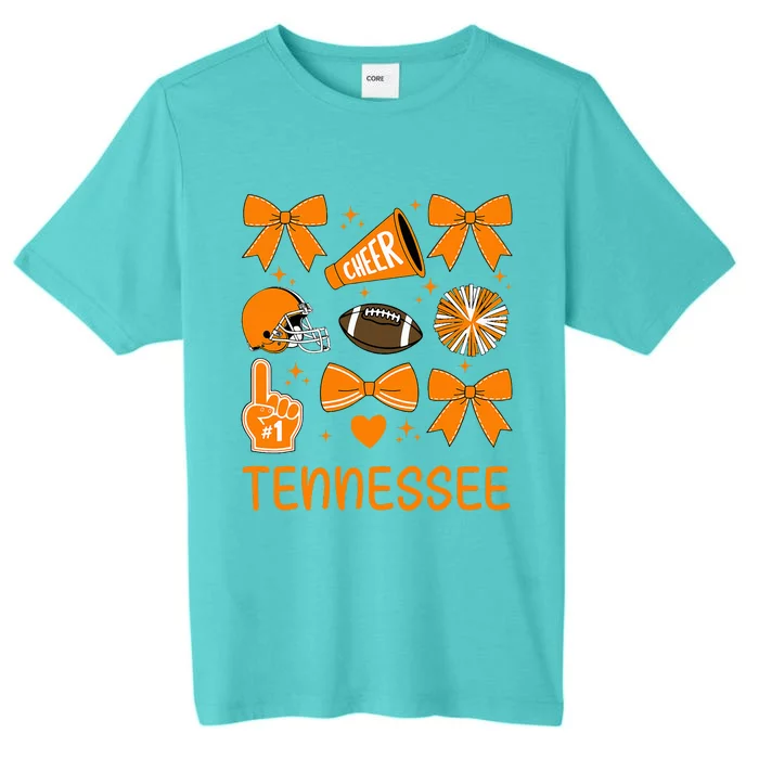 Tennessee Bow Orange For Tn Lovers ChromaSoft Performance T-Shirt