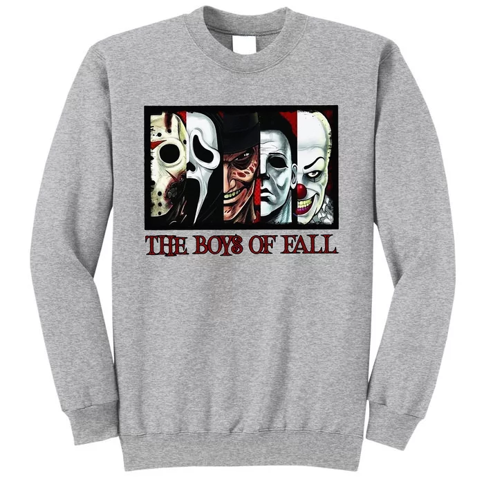 The Boy Of Fall Horror Films Halloween Tall Sweatshirt