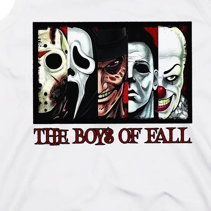 The Boy Of Fall Horror Films Halloween Tank Top