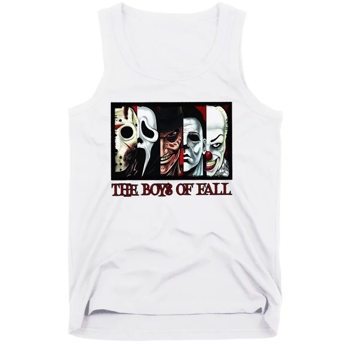 The Boy Of Fall Horror Films Halloween Tank Top