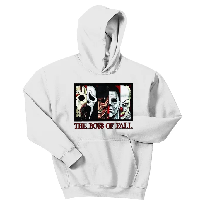 The Boy Of Fall Horror Films Halloween Kids Hoodie