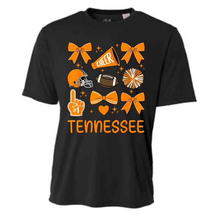 Tennessee Bow Orange For Tn Lovers Cooling Performance Crew T-Shirt