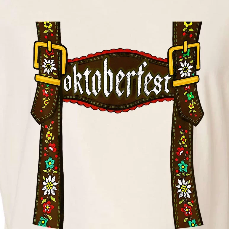 Traditional Bavarian Oktoberfest 24 Lederhosen Beer Drinkin Garment-Dyed Women's Muscle Tee