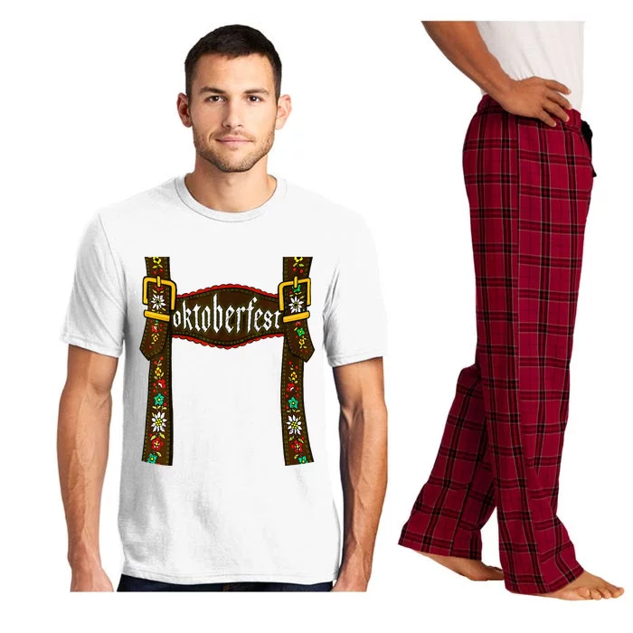 Traditional Bavarian Oktoberfest 24 Lederhosen Beer Drinkin Pajama Set