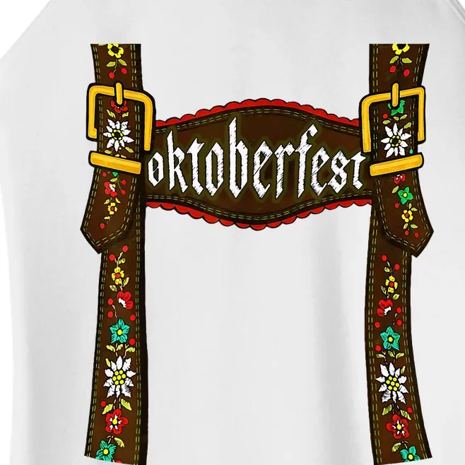 Traditional Bavarian Oktoberfest 24 Lederhosen Beer Drinkin Women’s Perfect Tri Rocker Tank