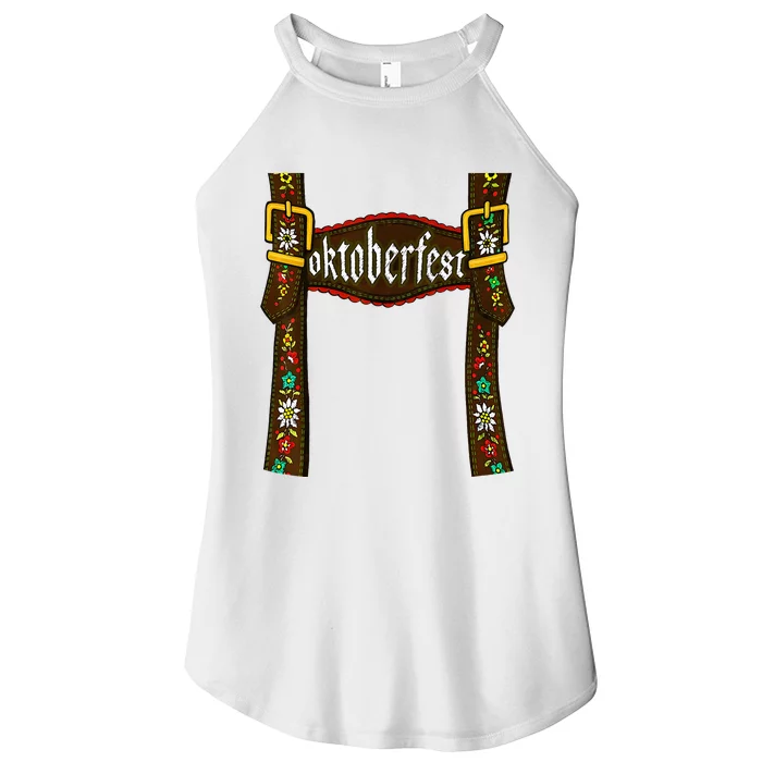 Traditional Bavarian Oktoberfest 24 Lederhosen Beer Drinkin Women’s Perfect Tri Rocker Tank