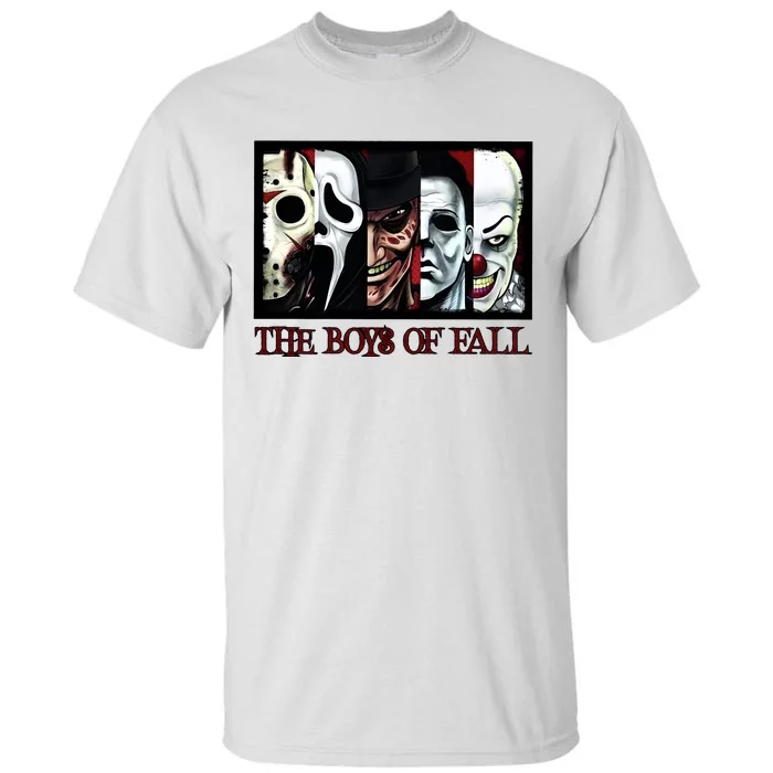 The Boy Of Fall Halloween Horror Character Squad Tall T-Shirt